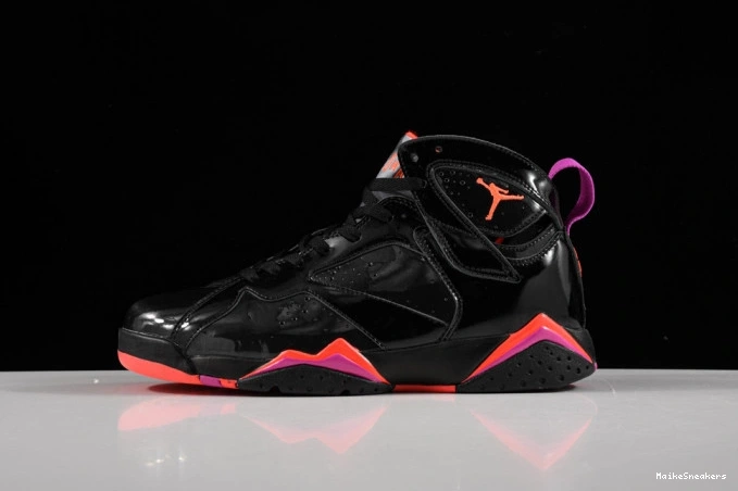 MaikeSneakers Jordan 7 Black Patent Retro Air 313358-006 0805